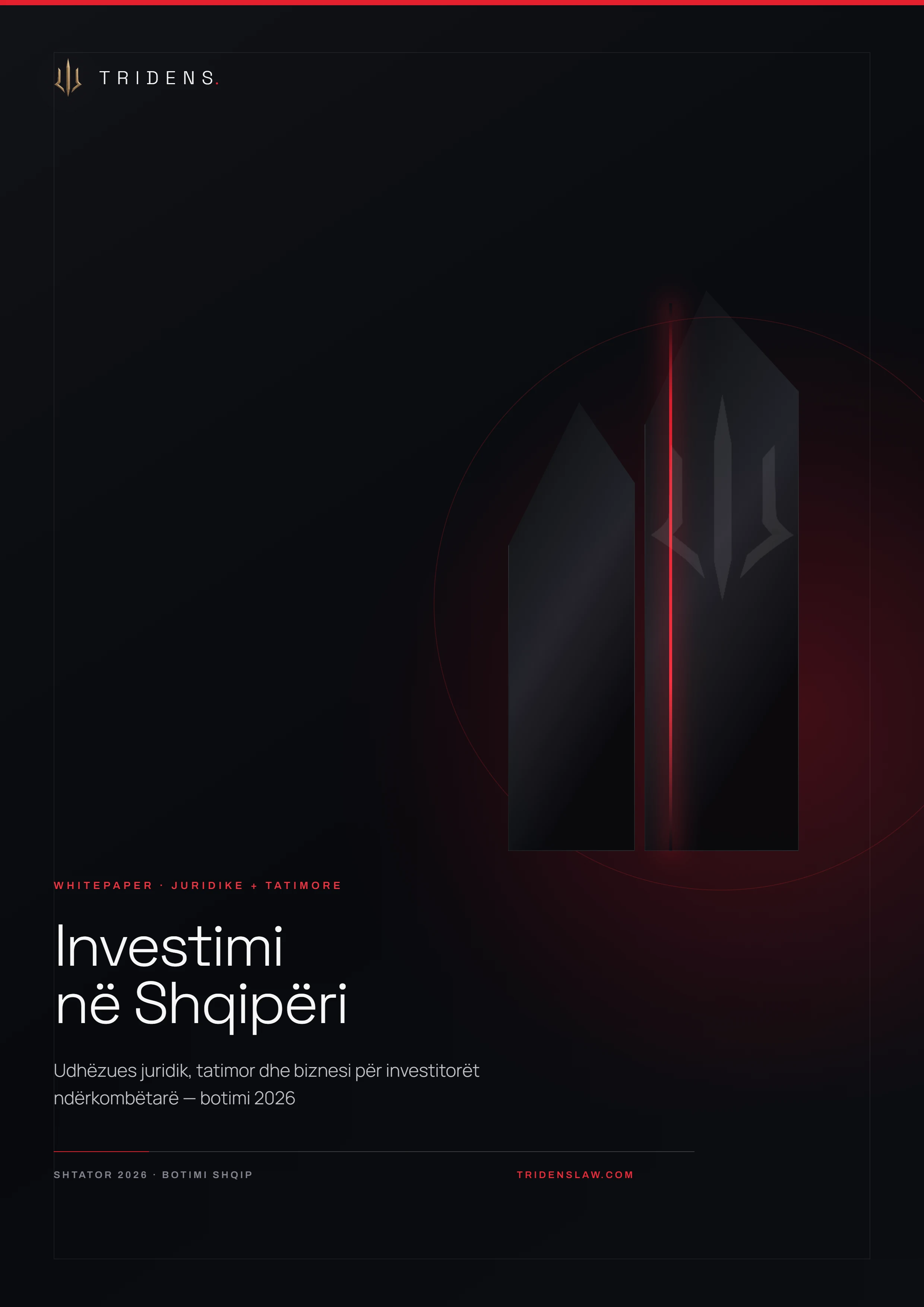 Investimi në Shqipëri: udhëzues juridik, tatimor dhe biznesi — botimi 2026
